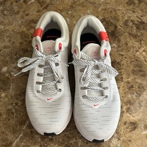 Nike White and Pink Sneakers